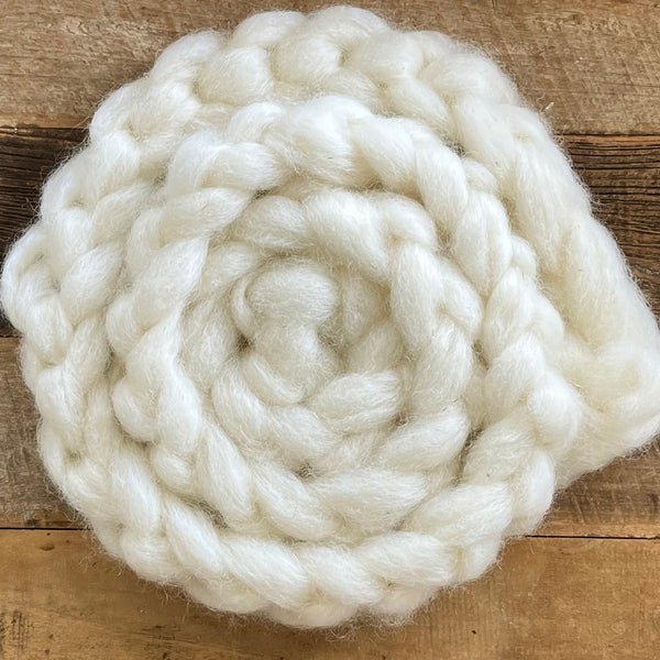 Undyed Border Leicester Spinning Fibre