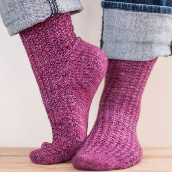 Licorice Twist Toe Up Socks Knitting Pattern